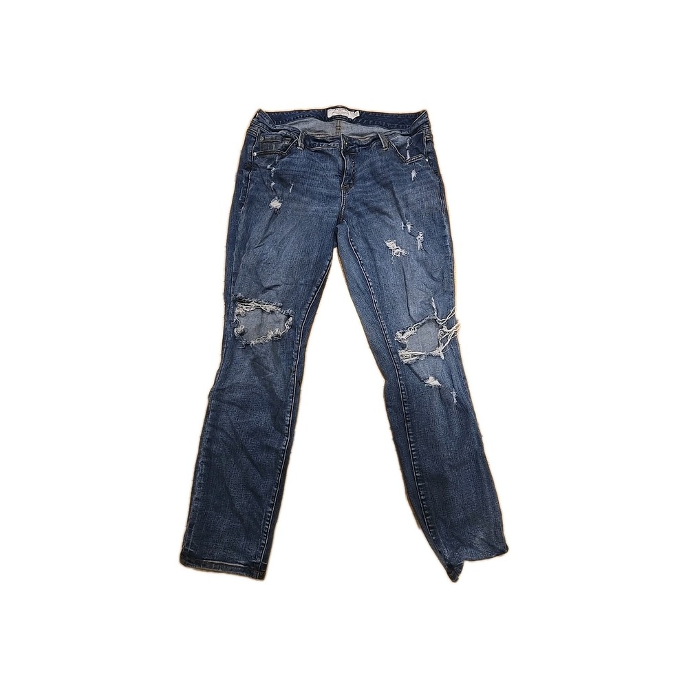 Torrid distressed blue denim jeans Size 14